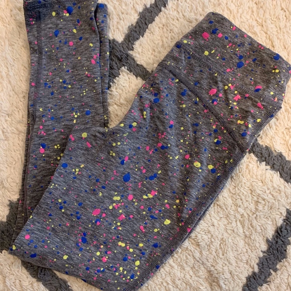 kidpik Other - Girls Paint Splatter Activewear Leggings